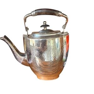 Vintage Collectible Silver Plate Teapot